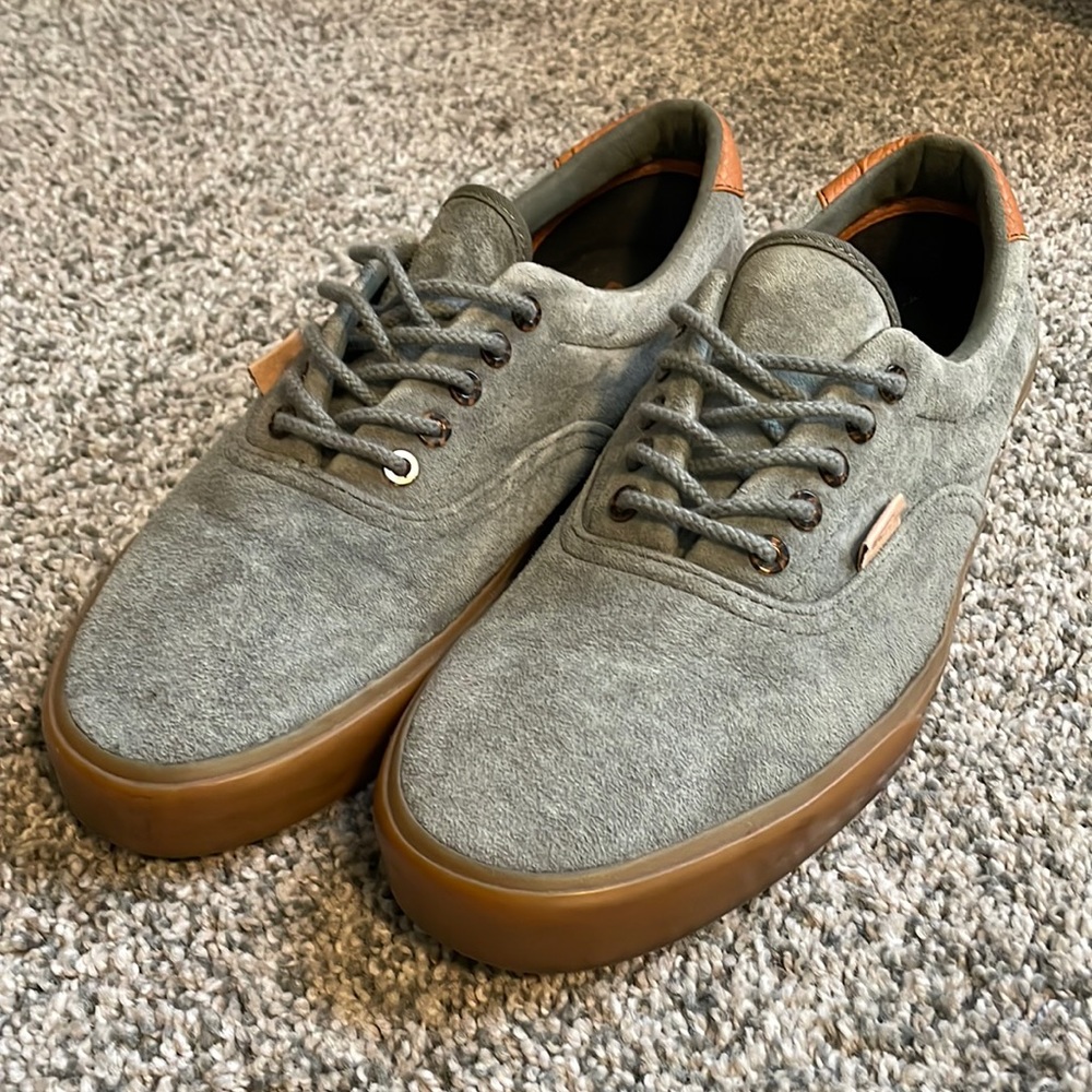 Olive Suede Vans